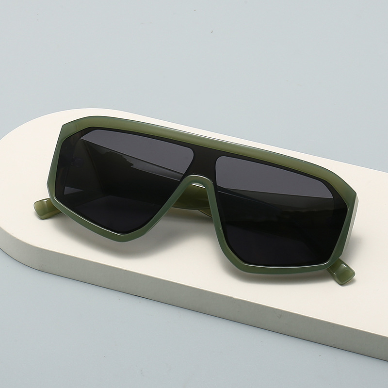 Outdoor Sport Glasses - نظارات شمسية مربعة جديدة بإطار كبير