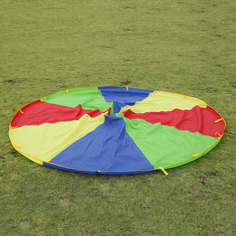 Outdoor Sports Umbrella - مظلة ملونة بتصميم قوس قزح ،