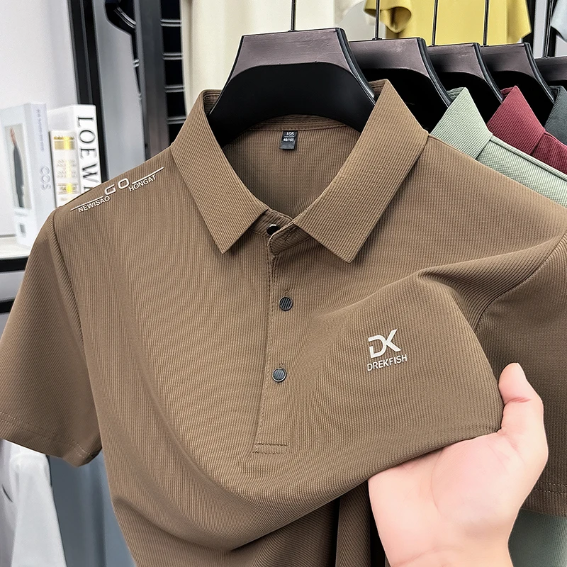 Outdoor Sport Outfit - قميص بولو مطرز من DREKFISH للرجال