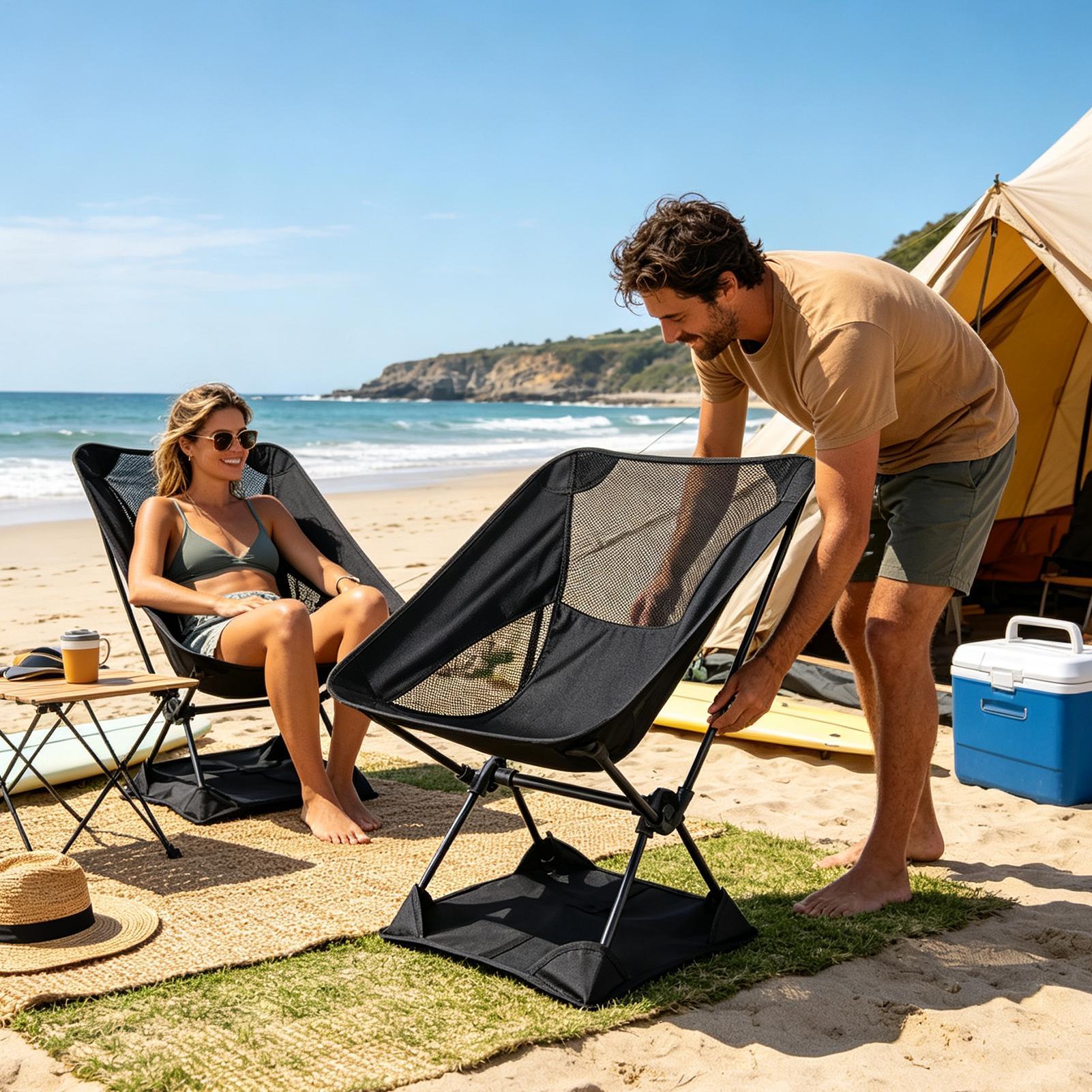 Outdoor Sport Chairs - بساط أرضي خفيف الوزن ومضاد للانهيار