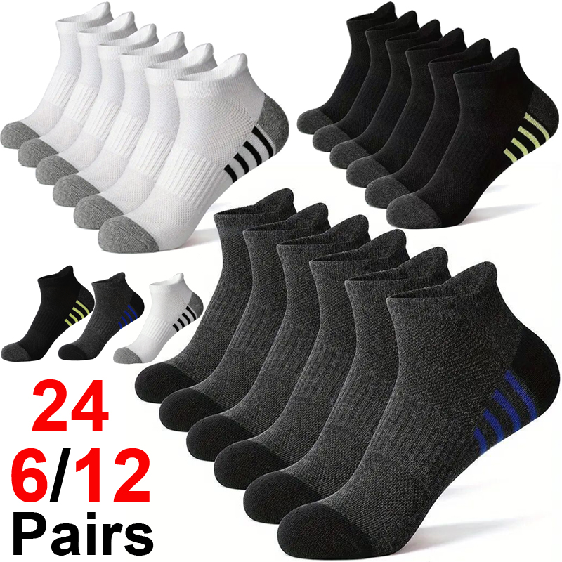 Outdoor Sport Hose - 12 زوجًا من الجوارب الرياضية الرجالية