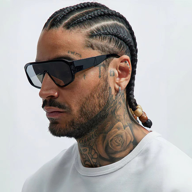 نظارات شمسية مربعة جديدة بإطار - مراجعة Outdoor Sport Glasses وسعره