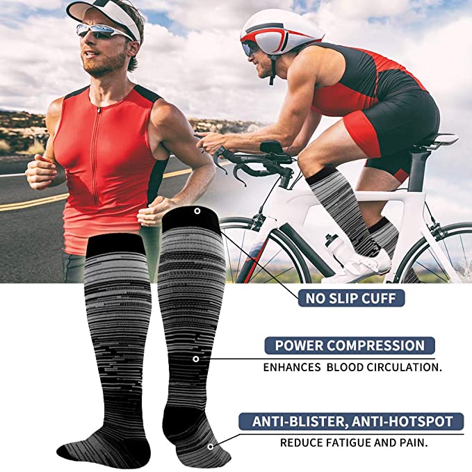 58 أنماط جديدة جوارب ضغط للرجا - مراجعة Outdoor Sport Hose وسعره