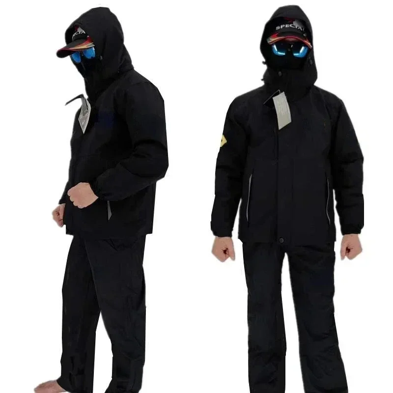 سميكة الصيد الملابس مجموعة الش - مراجعة Outdoor Sport Waterproof Pants وسعره