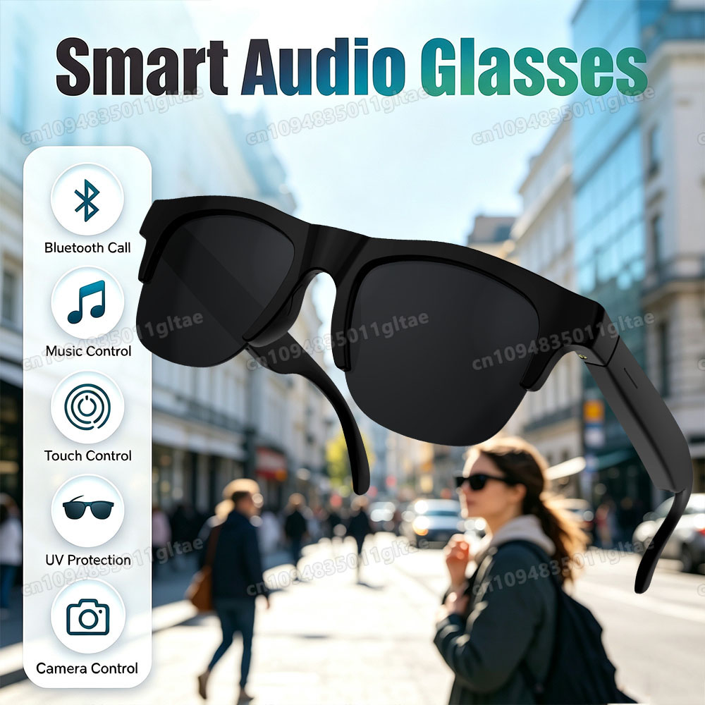 نظارات ذكية جديدة V5.3 مع ميزة - مراجعة Outdoor Sport Glasses وسعره