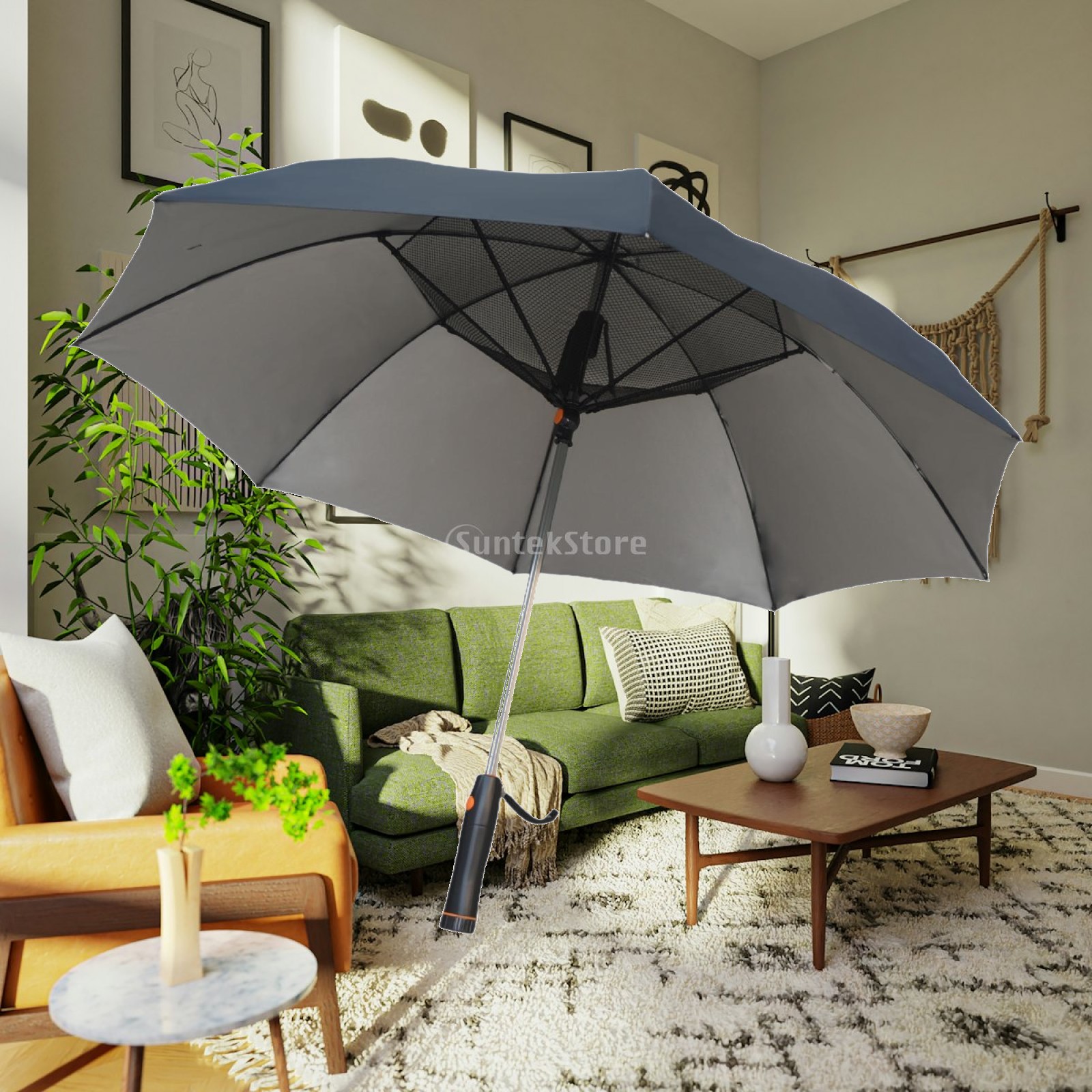 مظلة مع مروحة مدمجة، مظلة سفر  - مراجعة Outdoor Sports Umbrella وسعره