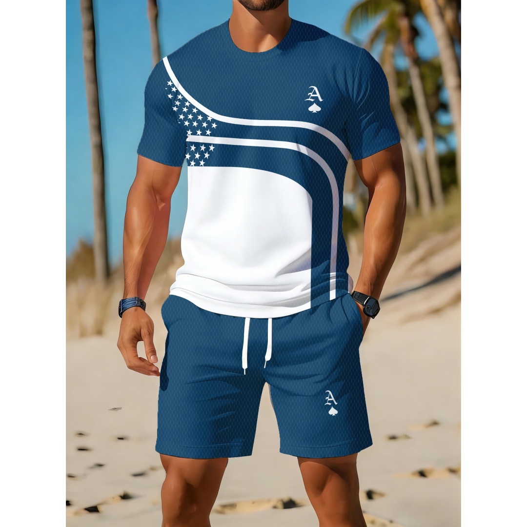 طقم رياضي صيفي للرجال من قطعتي - مراجعة Outdoor Sport Outfit وسعره