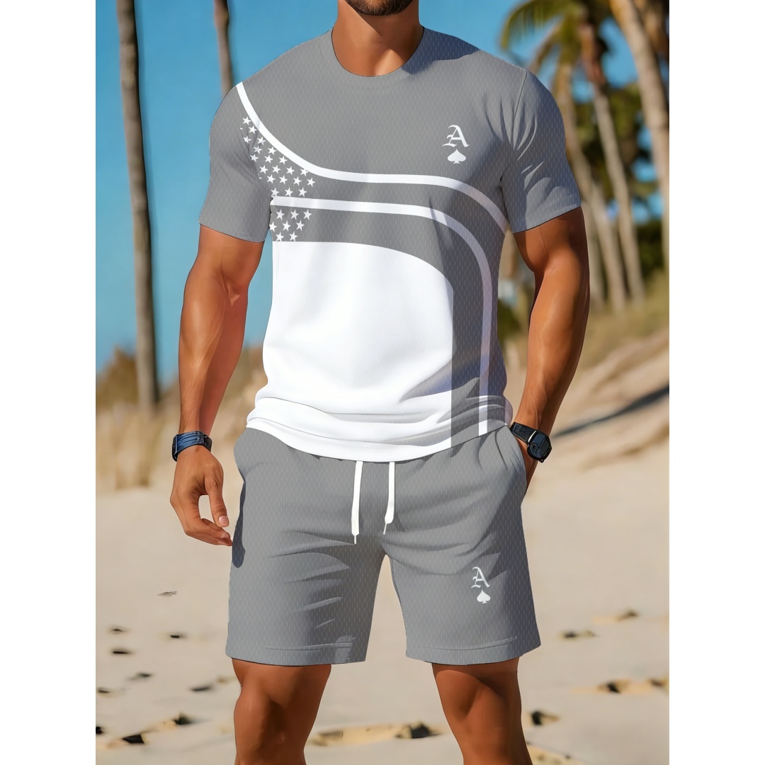طقم رياضي صيفي للرجال من قطعتي - مراجعة Outdoor Sport Outfit وسعره