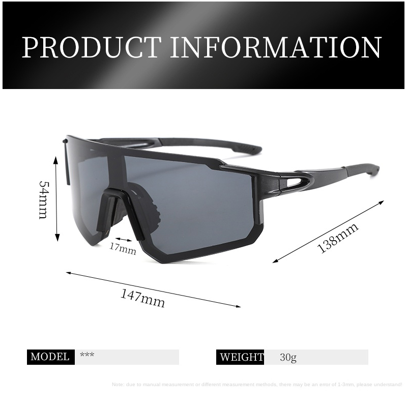نظارات رياضية كبيرة الحجم للدر - مراجعة Outdoor Sport Glasses وسعره