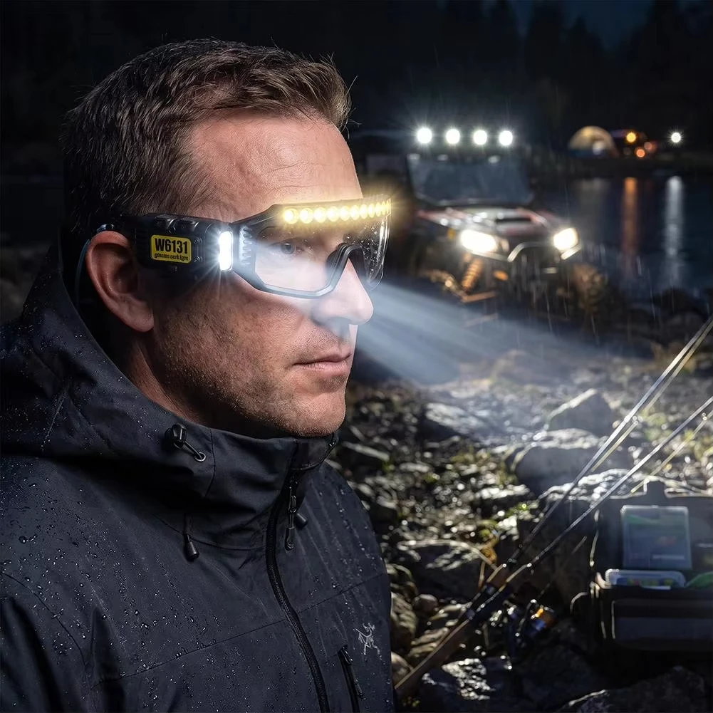 نظارات جديدة مزودة بإضاءة عالي - مراجعة Outdoor Sport Glasses وسعره