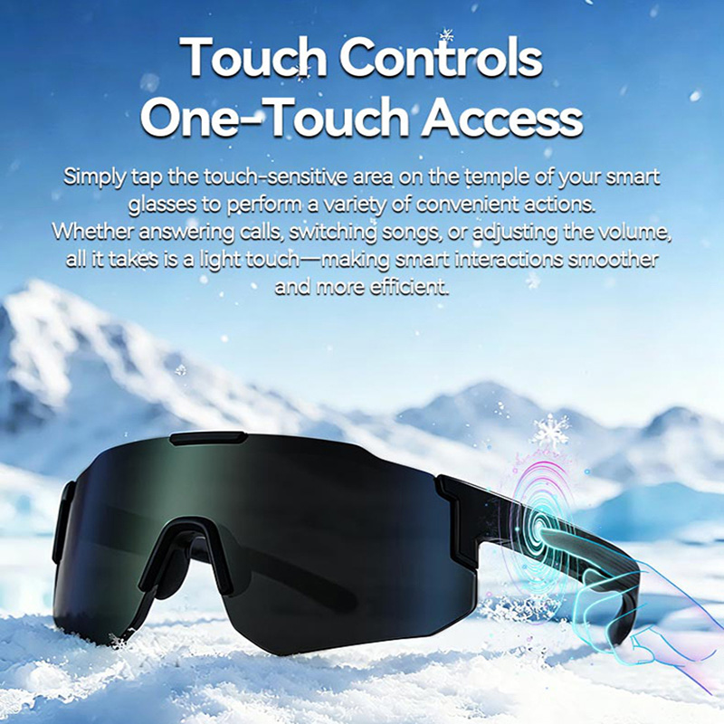 نظارات شمسية رياضية ذكية مزودة - مراجعة Outdoor Sport Glasses وسعره